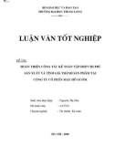 Khóa luận tốt nghiệp: Hoàn thiện công tác kế toán tập hợp chi phí sản xuất và tính giá thành sản phẩm tại Công ty cổ phần may Hồ Gươm