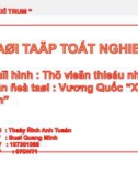 Báo cáo tốt nghiệp: Thư viện thiếu nhi