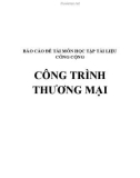 Báo cáo đề tài môn học Tập tài liệu nhà công cộng: Công trình thương mại