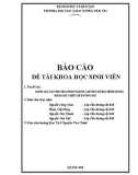 Báo cáo đề tài khoa học sinh viên: Đánh giá các phương pháp thành lập bản đồ địa hình trong khảo sát thiết kế đường sắt