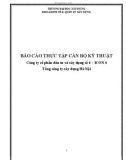 Báo cáo thực tập cán bộ kỹ thuật: Công ty cổ phần đầu tư và xây dựng số 4 – ICON 4 Tổng công ty xây dựng Hà Nội