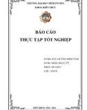 Báo cáo thực tập tốt nghiệp: Ngành Kiến trúc xây dựng tại Công ty cổ phần xây dựng tư vấn đầu tư Bình Dương (Biconsi)