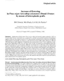 Báo cáo khoa học: Increase of flowering in Pinus nigra Arn subsp salzmannii (Dunal) Franco by means of heteroplastic grafts