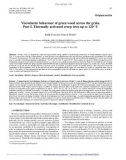 Báo cáo lâm nghiệp:  Viscoelastic behaviour of green wood across the grain. Part I. Thermally activated creep tests up to 120 °C