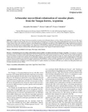 Báo cáo lâm nghiệp: Arbuscular mycorrhizal colonization of vascular plants from the Yungas forests, Argentin