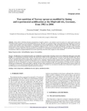 Báo cáo lâm nghiệp: ree nutrition of Norway spruce as modiﬁed by liming and experimental acidiﬁcation at the Höglwald site, Germany, from 1982 to 2004