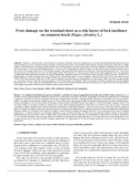 Báo cáo lâm nghiệp: Frost damage on the terminal shoot as a risk factor of fork incidence on common beech (Fagus sylvatica L.)