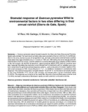 Báo cáo lâm nghiệp: Stomatal response of Quercus pyrenaica Willd to environmental factors in two sites differing in their annual rainfall (Sierra de Gata, Spain)