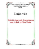 Luận văn: Thiết kế công trình Trung thương mại và dịch vụ Ninh Thuận