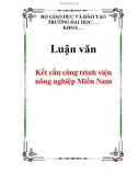 Luận văn: Kết cấu công trình viện nông nghiệp Miền Nam