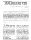 Huyết thanh chẩn đoán Mycoplasma pneumoniae ở các bệnh nhân hồng ban đa dạng, hội chứng Stevens Johnson và hoại tử thượng bì nhiễm độc