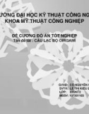 Đồ án: Câu lạc bộ Oirgami