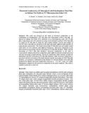 Báo cáo vật lý: Electrical Conductivity of Chlorophyll with Polythiophene Thin Film on Indium Tin Oxide as P-N Heterojunction Solar Cell