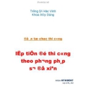 Đồ án tổ chức thi công Lập tiến độ thi công theo phương pháp sơ đồ xiên