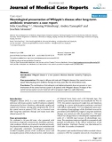 Báo cáo y học:  Neurological presentation of Whipple's disease after long-term antibiotic treatment: a case report