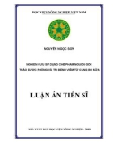 Luận án tiến sĩ Nông nghiệp: Nghiên cứu sử dụng chế phẩm nguồn gốc thảo dược phòng và trị bệnh viêm tử cung bò sữa