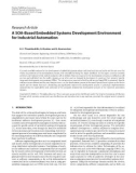 Báo cáo hóa học:   Research Article A SOA-Based Embedded Systems Development Environment for Industrial Automation