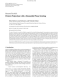 Báo cáo hóa học:  Research Article Pattern Projection with a Sinusoidal Phase Grating