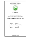 Khóa luận tốt nghiệp: Đánh giá công nghệ xử lý nước của Công ty cổ phần nước sạch Lai Châu