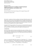 Báo cáo hóa học:   Research Article Semigroup Approach to Semilinear Partial Functional Differential Equations with Infinite Delay