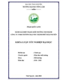 Khóa luận tốt nghiệp: Đánh giá hiện trạng môi trường tại chi nhánh công ty TNHH Thương mại VHC Thái Nguyên