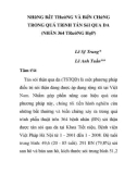 Báo cáo y học: NHữNG BấT THườNG VÀ BiếN CHứNG TRONG QUÁ TRìNH TÁN SỏI QUA DA (NHÂN 364 TRườNG HợP)