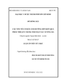 Luận án Tiến sĩ Y học: Các yếu tố cơ bản ảnh hưởng đến kết quả phẫu thuật u màng não mặt sau xương đá