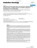 Báo cáo khoa học:  Self-assessed bowel toxicity after external beam radiotherapy for prostate cancer - predictive factors on irritative symptoms, incontinence and rectal bleeding