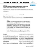 Báo cáo y học:  Ureteral fibroepithelial polyps with calculi: a case series