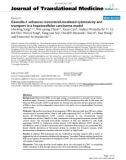 báo cáo hóa học: Caveolin-1 enhances resveratrol-mediated cytotoxicity and transport in a hepatocellular carcinoma model