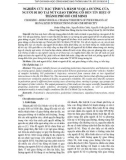 Nghiên cứu đặc tính và hành vi qua đường của người đi bộ tại nút giao thông có đèn tín hiệu ở thành phố Hồ Chí Minh