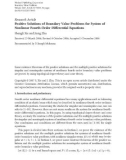 Báo cáo hóa học: Research Article Positive Solutions of Boundary Value Problems for System of Nonlinear Fourth-Order 