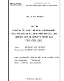 Đồ án tốt nghiệp: Nghiên cứu thiết kế xây dựng sổ tay hướng dẫn công tác bảo vệ và xử lý môi trường cho chiến sĩ mùa hè xanh và người dân tỉnh Vĩnh Long