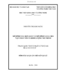 Tóm tắt luận án Tiến sĩ Vật lý: Mô hình 3 - 3 - 1 đơn giản và mô hình 3 - 2 - 2 - 1 cho vật chất tối và khối lượng neutrino