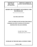 Summary of the Metarial sciensce theis: Study on preparation of biocompatibale hydroxyapatite coatings on titanium substrate by sol-gel method