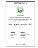 Khoá luận tốt nghiệp Đại học: Đánh giá hiện trạng ô nhiễm nước thải sản xuất tại mỏ Antimon Hải Hà - Quảng Ninh và đề xuất công nghệ xử lý