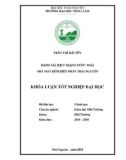 Khoá luận tốt nghiệp Đại học: Đánh giá hiện trạng nước thải Nhà máy kẽm điện phân Thái Nguyên