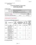 Đề thi kết thúc học phần học kì 2 môn Toán cao cấp và ứng dụng năm 2023-2024 - Trường ĐH Văn Lang