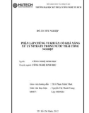 Đồ án tốt nghiệp: Phân lập chủng vi khuẩn có khả năng xử lý nitrate trong nước thải công nghiệp