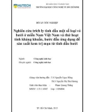 Đồ án tốt nghiệp: Nghiên cứu trích ly tinh dầu một số loại vỏ bưởi ở miền Nam Việt Nam và thử hoạt tính kháng khuẩn, bước đầu ứng dụng để sản xuất kem trị mụn từ tinh dầu bưởi