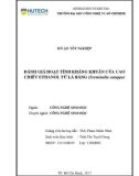 Đồ án tốt nghiệp: Đánh giá hoạt tính kháng khuẩn của cao chiết ethanol từ lá bàng (Terminalia catappa)
