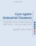 Bài giảng Phát triển vùng và địa phương (2019): Bài 5 - Nguyễn Xuân Thành