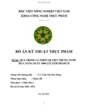 Đồ án Kỹ thuật thực phẩm: Quá trình và thiết bị tiệt trùng nước dứa năng suất 1000 lít sảm phẩm/h