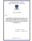 Luận văn tốt nghiệp Công nghệ thực phẩm: Ảnh hưởng của điều kiện sấy phun lên hàm lượng anthocyanin và hiệu suất vi bao của bột sấy phun bụp giấm (Hibiscus sabdariffa L.)