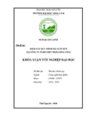 Khóa luận tốt nghiệp: Khảo sát quy trình sản xuất bún tại Công ty TNHH Thực phẩm Sông Công