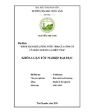 Khóa luận tốt nghiệp: Đánh giá chất lượng nước thải của công ty cổ phần xi măng La Hiên VVMI