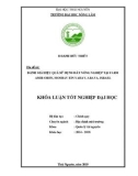 Khóa luận tốt nghiệp: Đánh giá hiệu quả sử dụng đất nông nghiệp tại farm Amir Oren, Moshav Ein Yahav, Arava, Israel