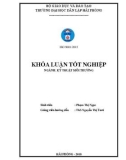 Khóa luận tốt nghiệp Kỹ thuật môi trường: Đánh giá hiện trạng xử lý môi trường tại nhà máy nến Aroma bay Candels