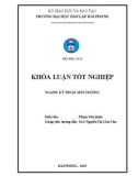 Khóa luận tốt nghiệp Kỹ thuật môi trường: Tìm hiểu các tác động tới môi trường và đề xuất biện pháp giảm thiểu ô nhiễm của dự án sản xuất hạt nhựa màu