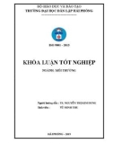 Khóa luận tốt nghiệp Kỹ thuật môi trường: Đánh giá hiện trạng môi trường nước nuôi trồng thủy sản ven biển cửa sông Lạch Tray, Đồ Sơn; Cát Bà, Cát Hải, Hải Phòng